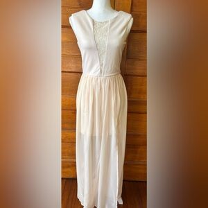 River Island Cream Sleeveless Dress